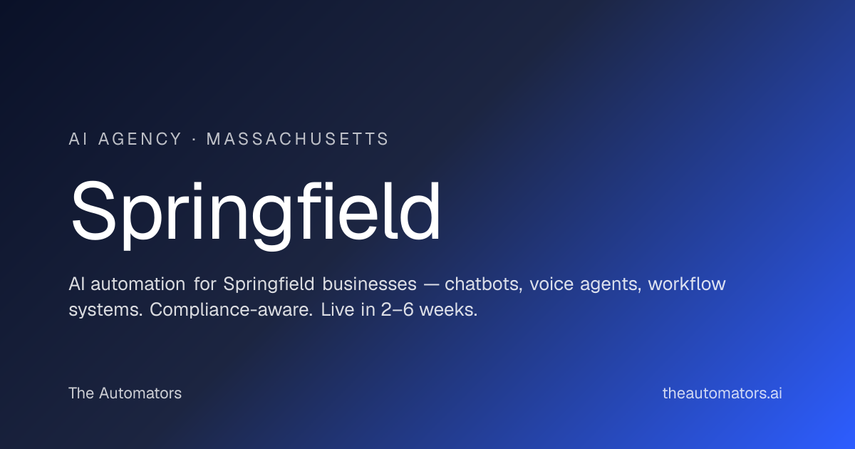 AI Agency Springfield, Massachusetts | The Automators